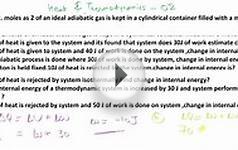 Heat And Thermodynamics-02( First law of thermodynamics)