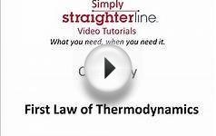 What is the First Law of Thermodynamics? - Chemistry Tips