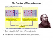 And explain the First Law