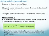 20.2 Irreversible Processes