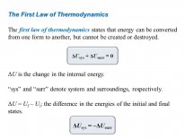 Thermodynamics The first