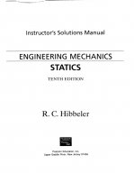 Statics 10th edition Ch 1-3