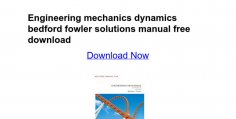 Engineering Mechanics Statics, Bedford