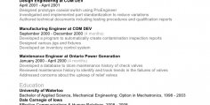 Mechanical Design Engineer Resume Samples