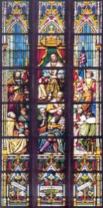 Medieval stained glass window courtesy of NanoBioNet