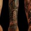 Biomechanical arm tattoos