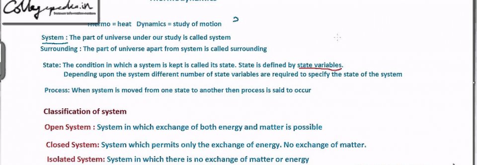 Engineering Thermodynamics Lecture Notes