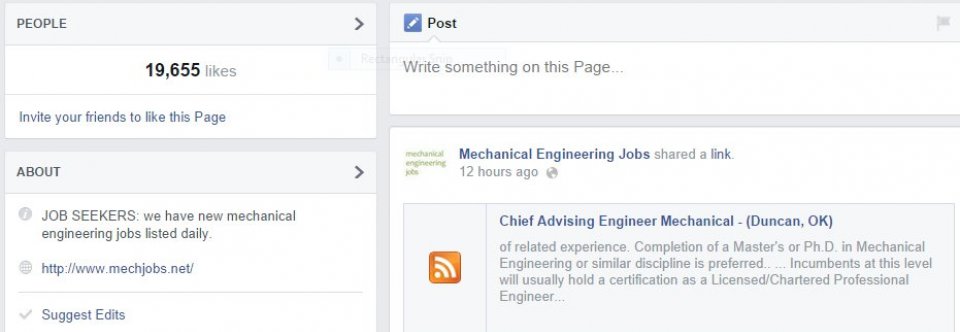 Job Search for Mechanical Engineering