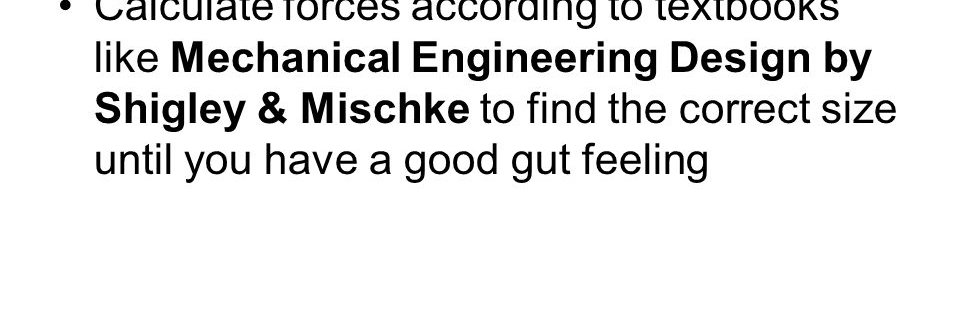 Mechanical Engineering Design by Shigley