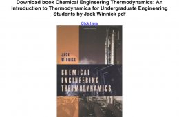 Introduction to Chemical Engineering Thermodynamics PDF