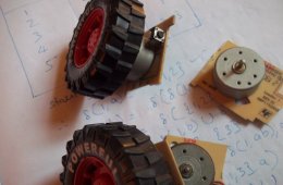 Robot wheels and motors