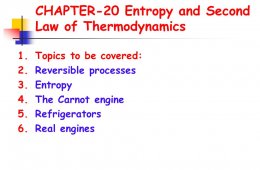Second law of thermodynamics for kids