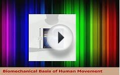 Biomechanical Basis of Human Movement Download