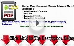 Download FUNDAMENTAL OF THERMODYNAMICS 8TH EDITION PDF