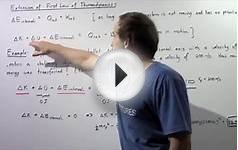 First Law of Thermodynamics Example # 1