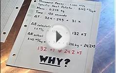 First Law of Thermodynamics: Potato Experiment