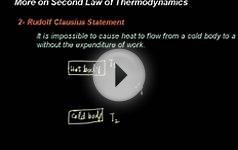 More on Second Law of Thermodynamics