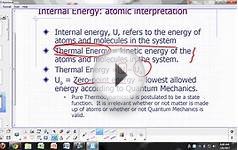 Physical Chemistry Lecture: The First Law of Thermodynamics