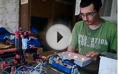 Programmable robotic arm with PLC control