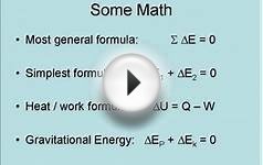 The First Law of Thermodynamics