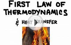 The First Law of Thermodynamics