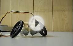 Two Wheel Robot with stepper motors.